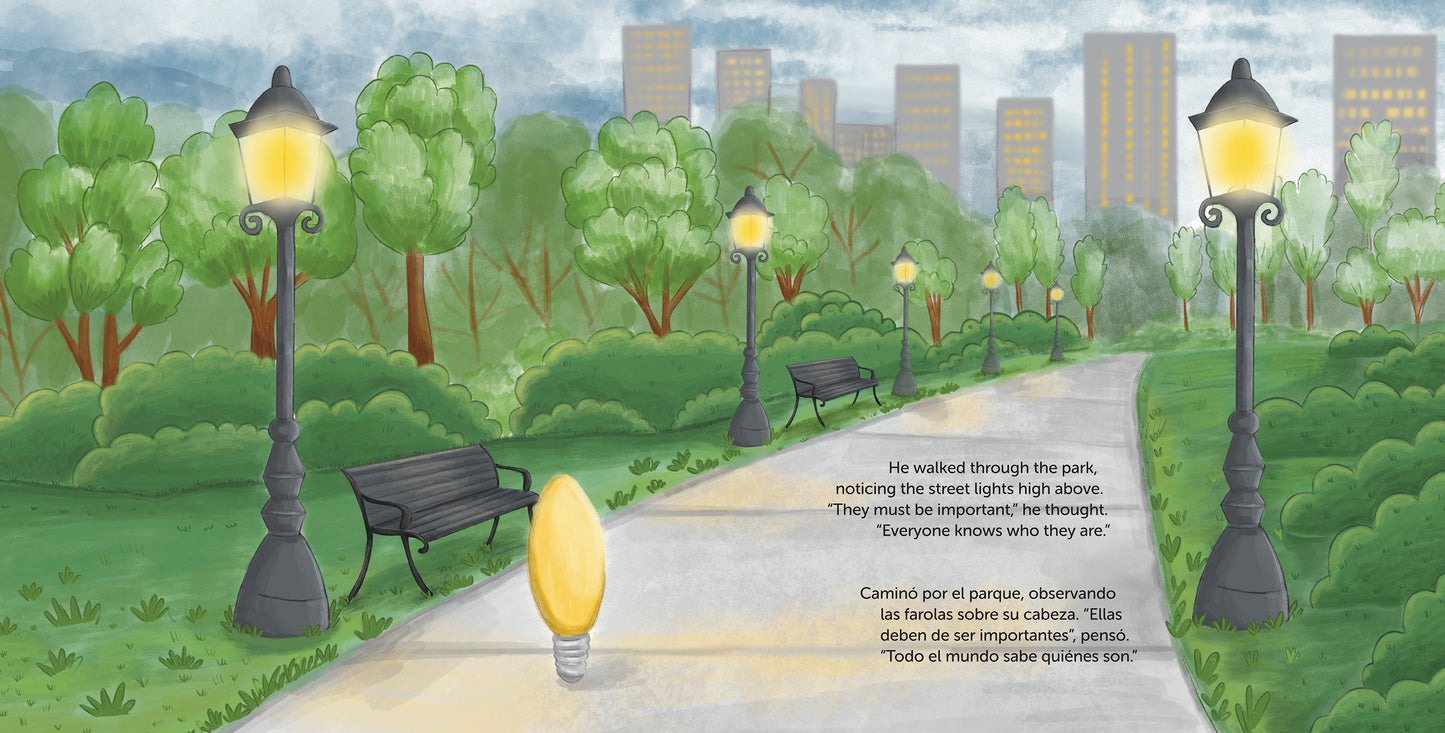 The Brightest Bulb - bilingual paperback